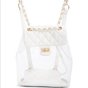 Brand new. Clear back pack